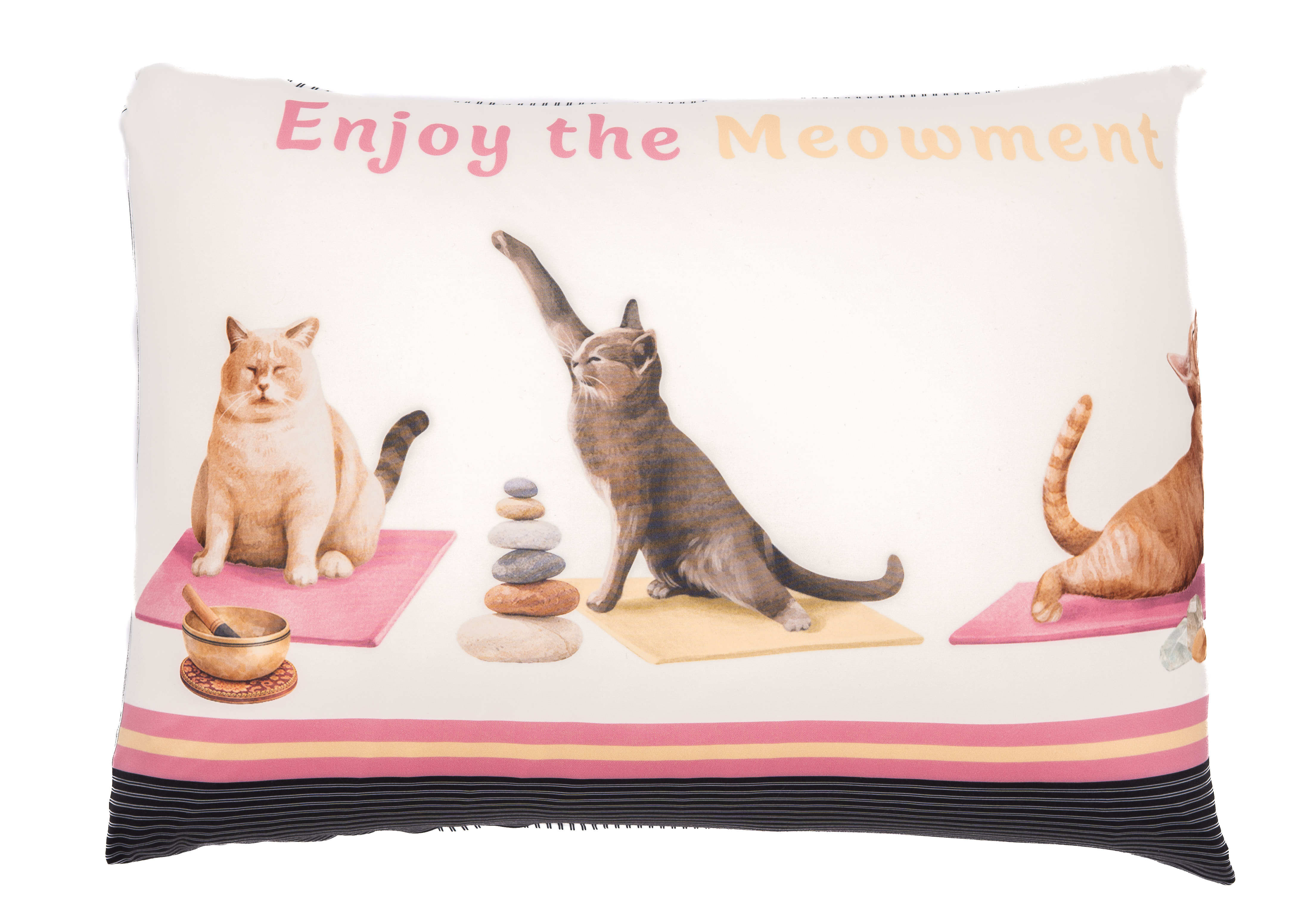 Kit Fronha Cats Yoga Branco - Imagem 2