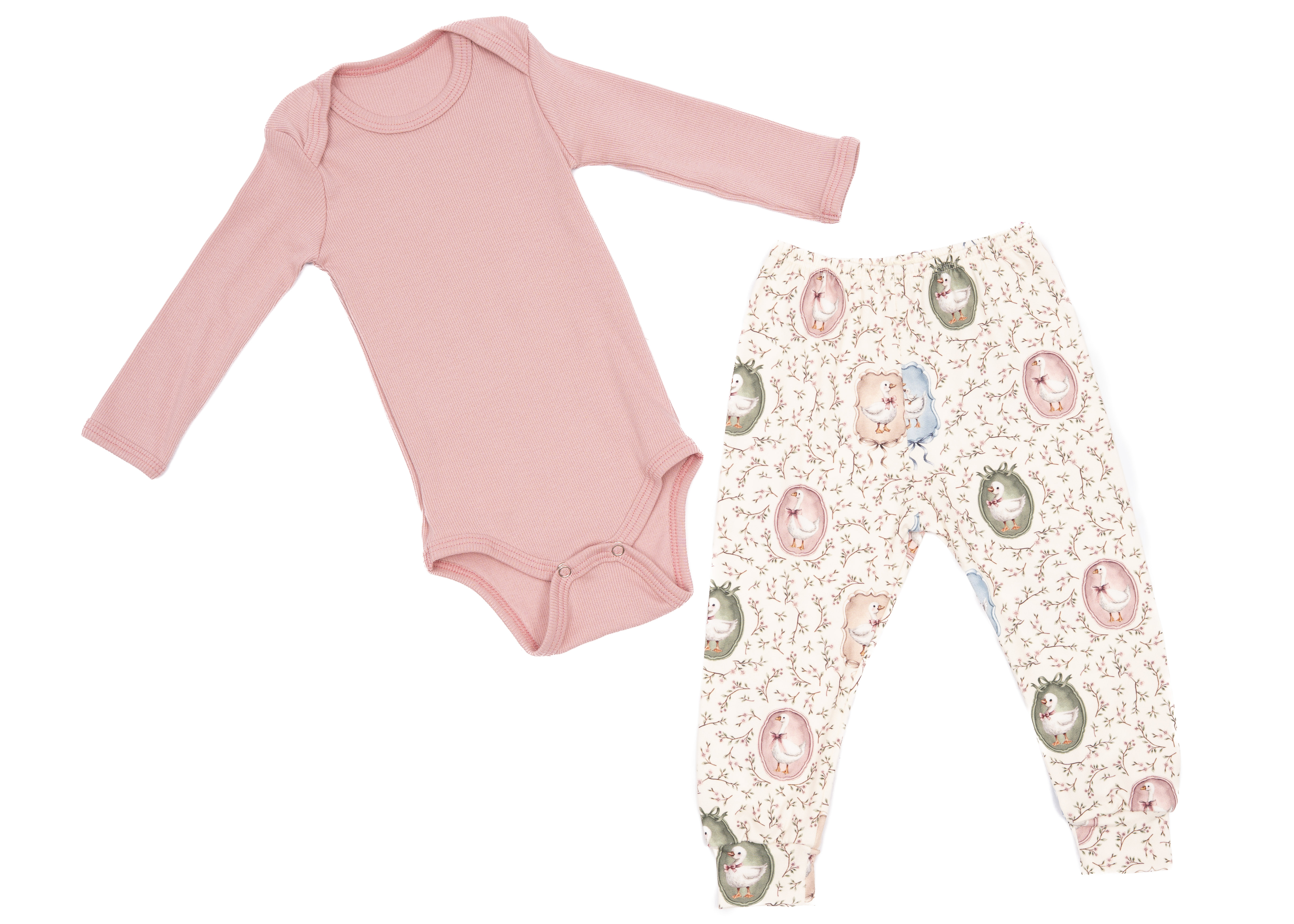Conjunto Baby Sweet Love Rosa-3 - Imagem 1