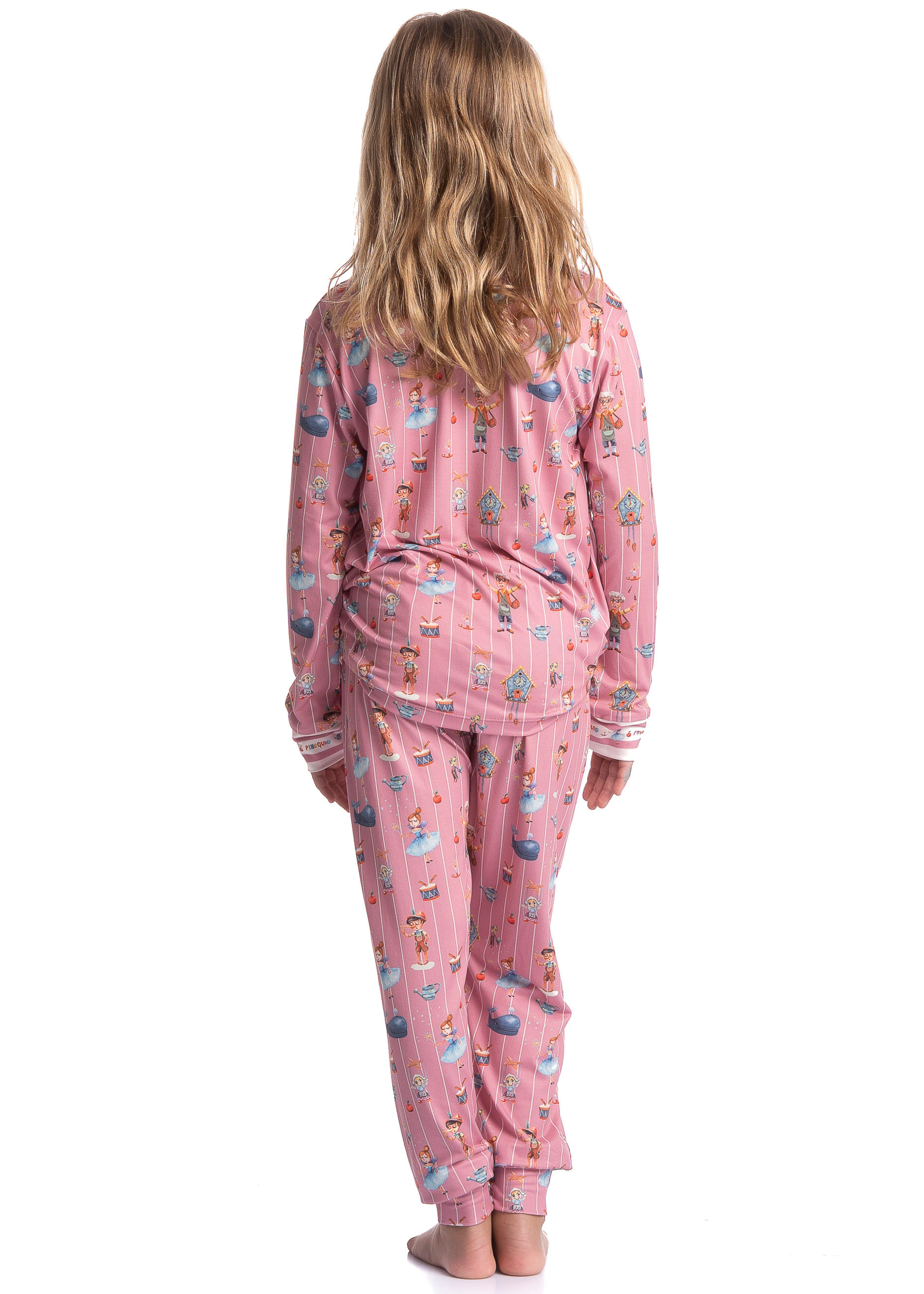 Pijama Infantil Feminino Longo Fada Rosa-2 - Imagem 2