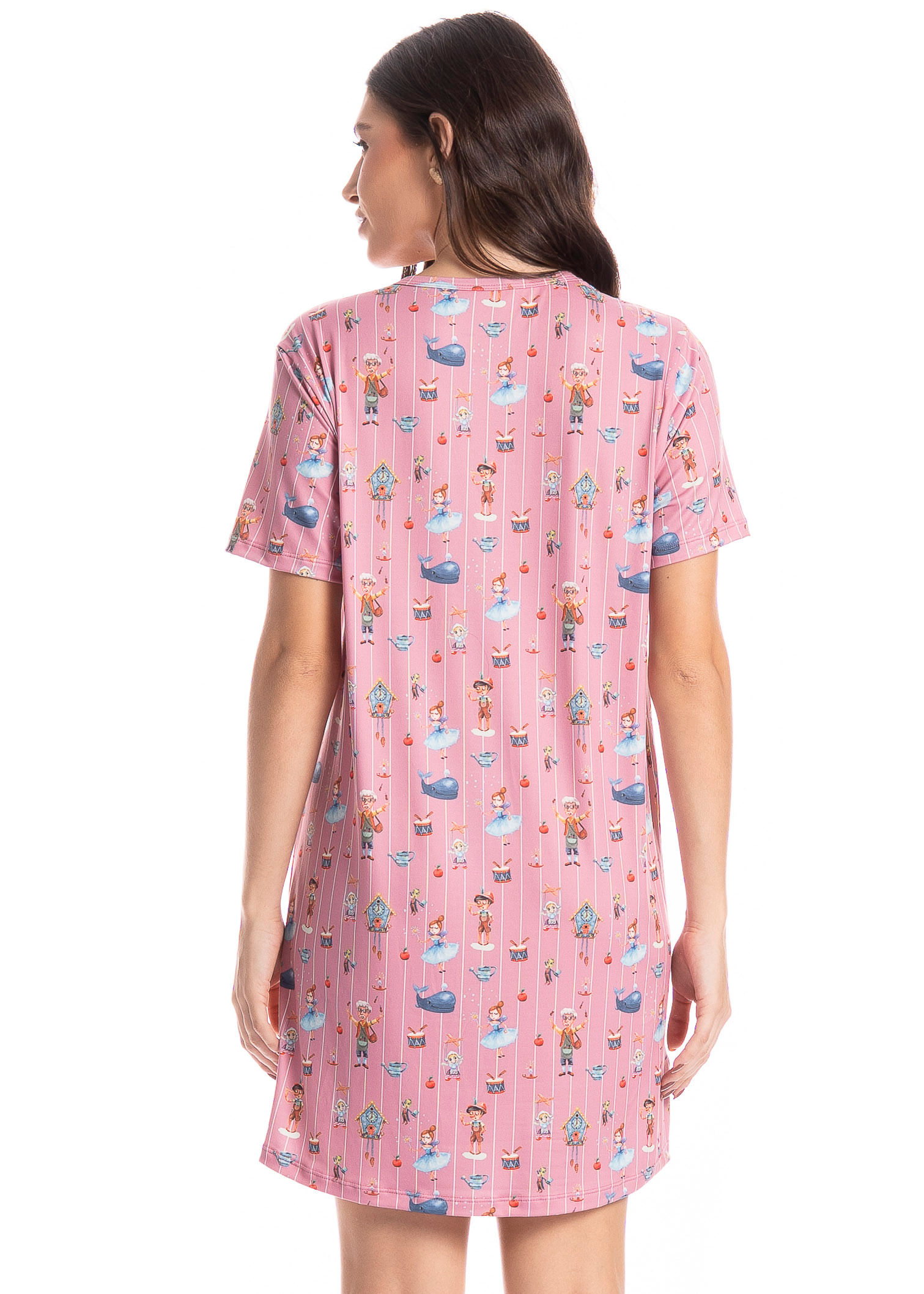 Camisão Feminino Fada Rosa-2 - Imagem 2