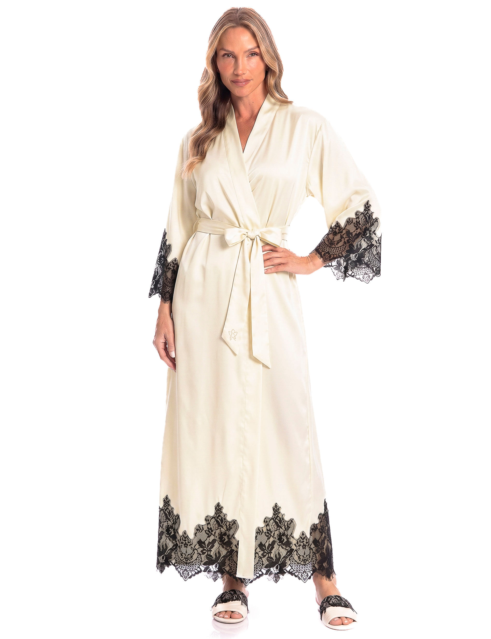 Robe Feminino Longo Alícia Branco - Imagem 1