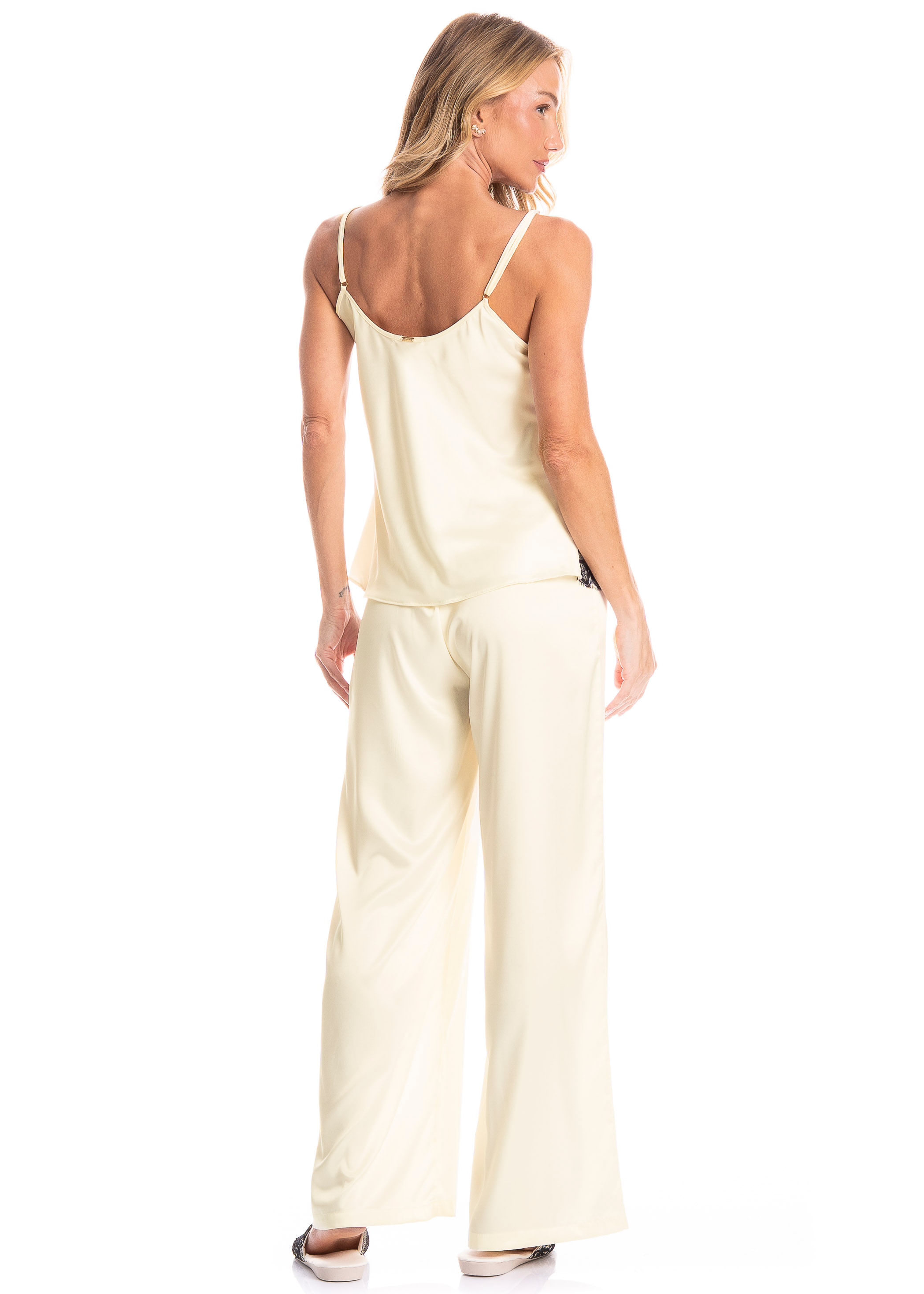 Conjunto Feminino Longo Alícia Branco - Imagem 2