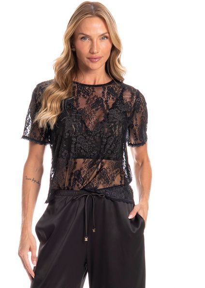 Blusa Feminina Kyra Preto - Imagem 1