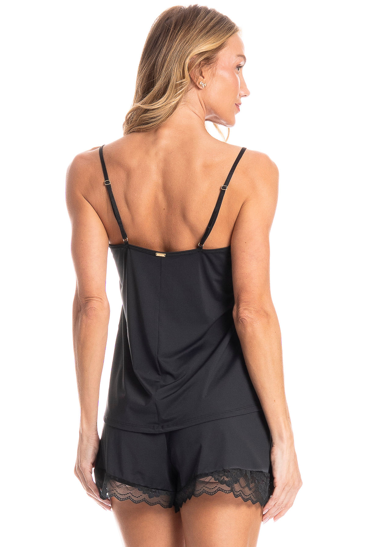 Short Doll Mini Feminino Kyra Preto - Imagem 2
