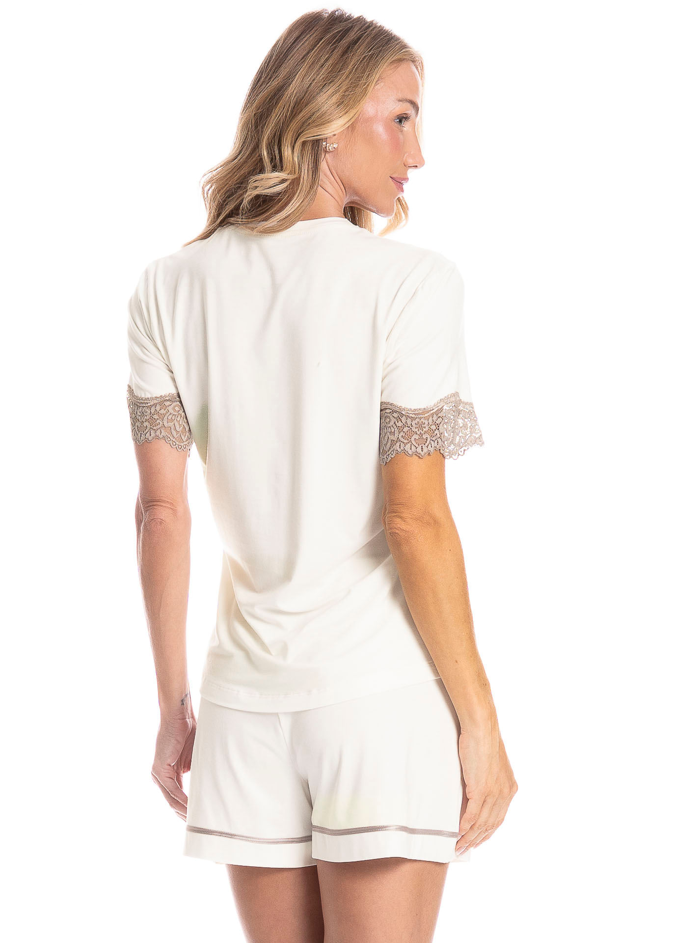 Pijama Feminino Sublime Branco - Imagem 2