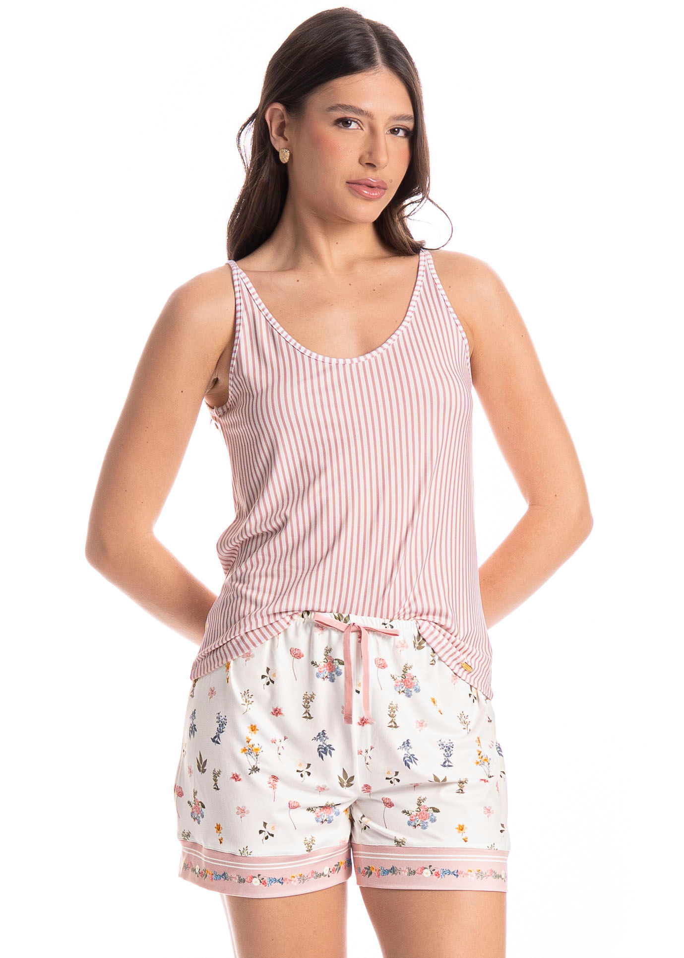 Short Doll Feminino Romantic Branco - Imagem 1