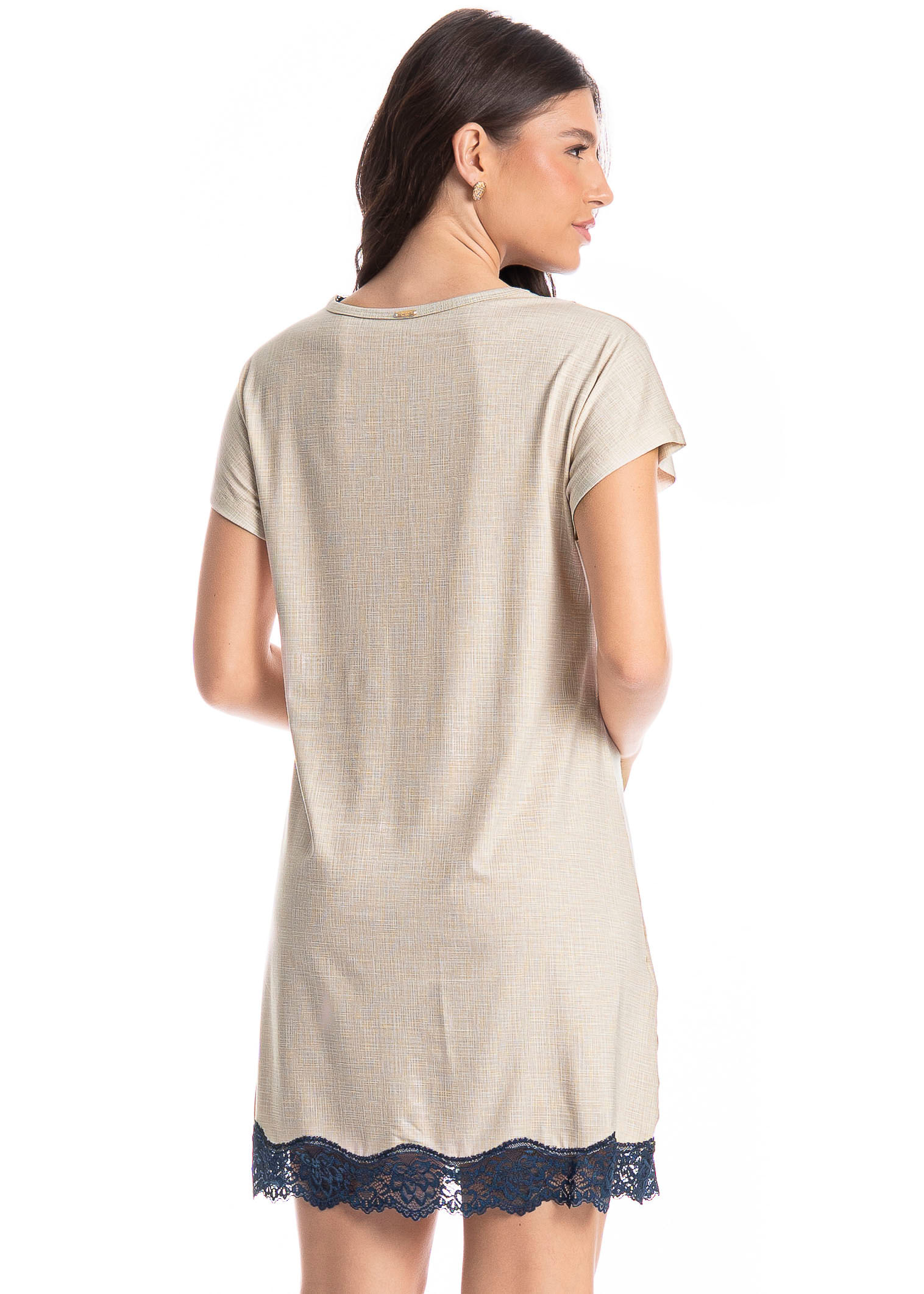 Camisão Feminino Camila Branco - Imagem 2