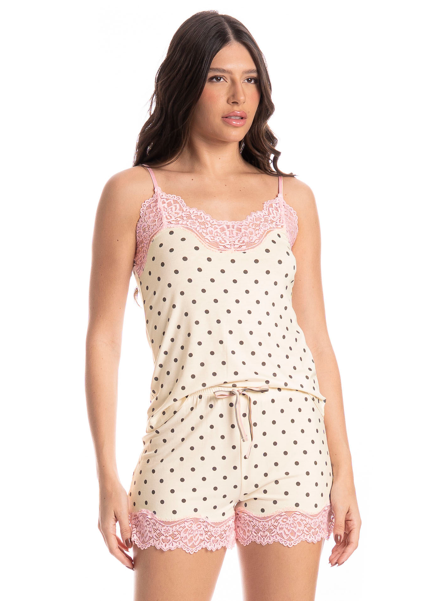 Short Doll Feminino Pati Cinza - Imagem 1