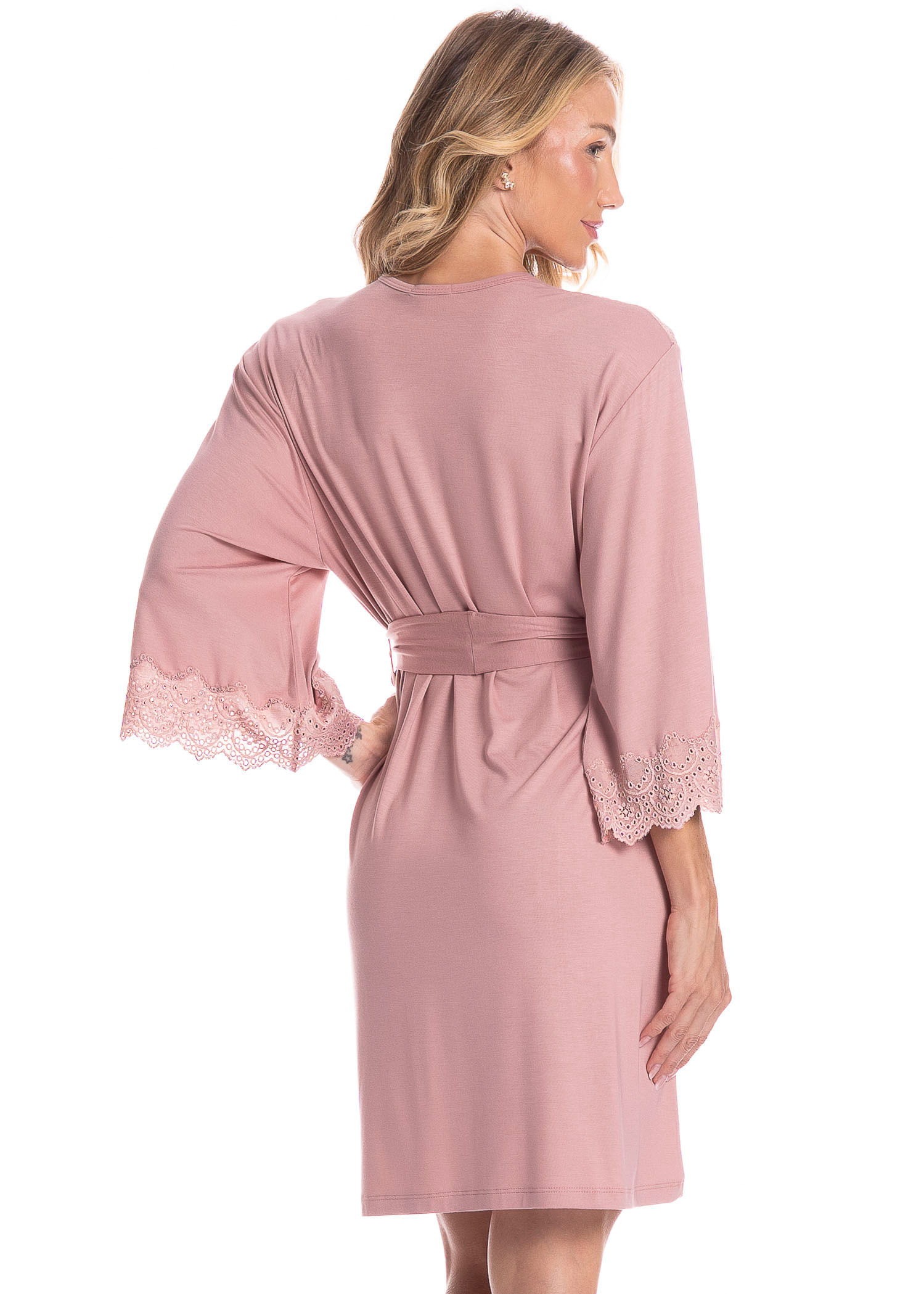 Robe Feminino Laise Rosa-3 - Imagem 2