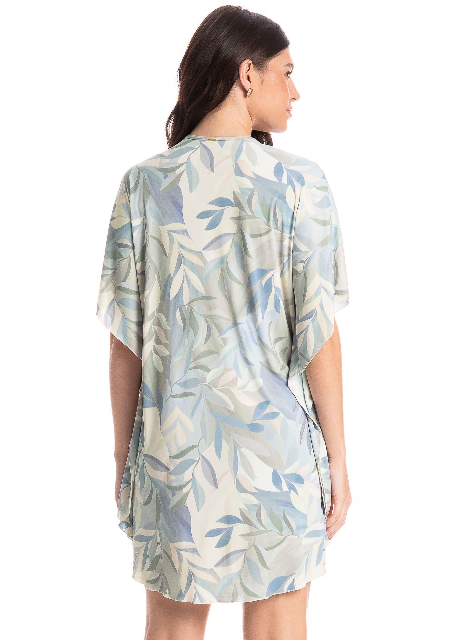 Kaftan Feminino Curto Ana Verde - Imagem 2