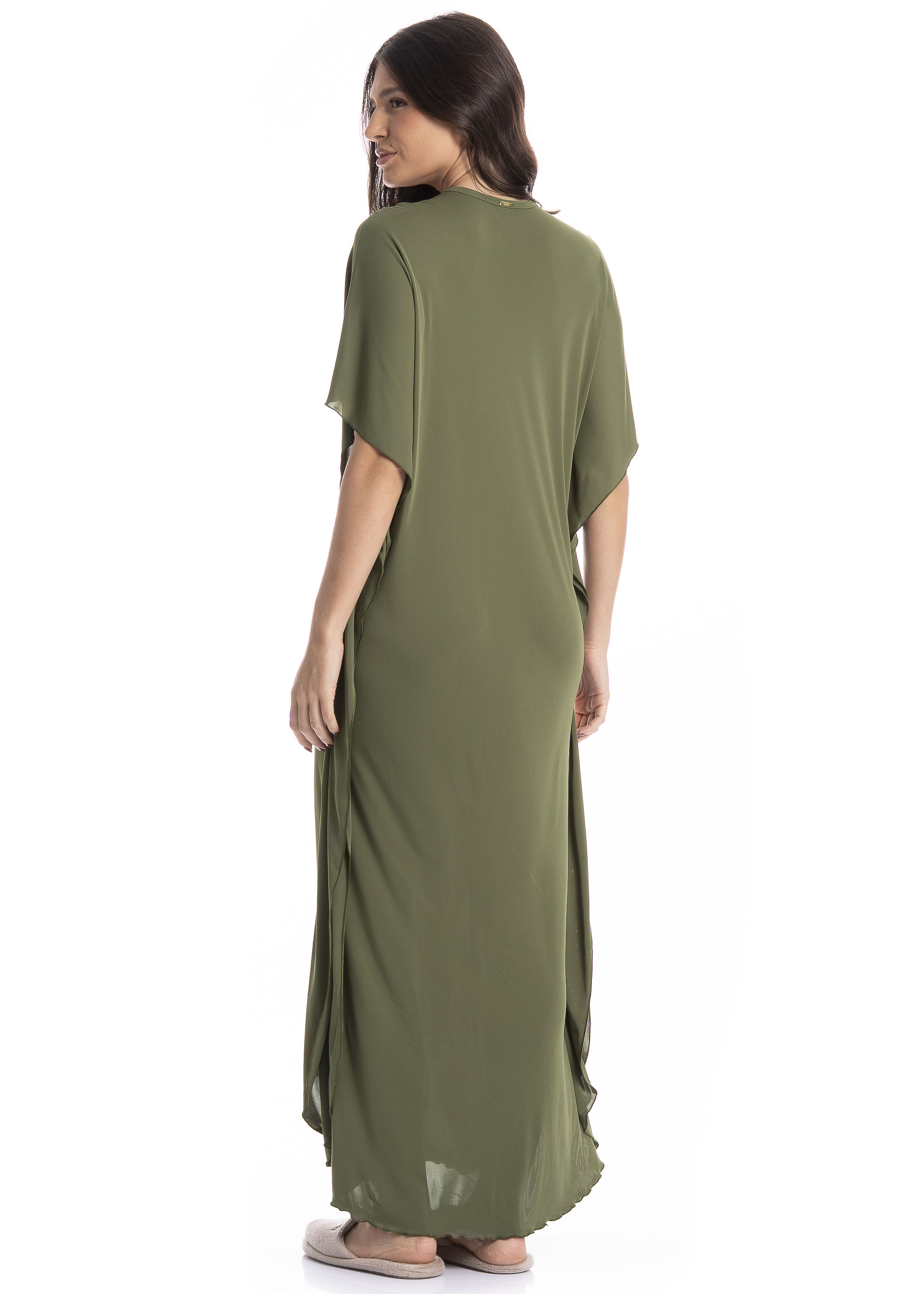 Kaftan Feminino Longo Eva Verde - Imagem 2