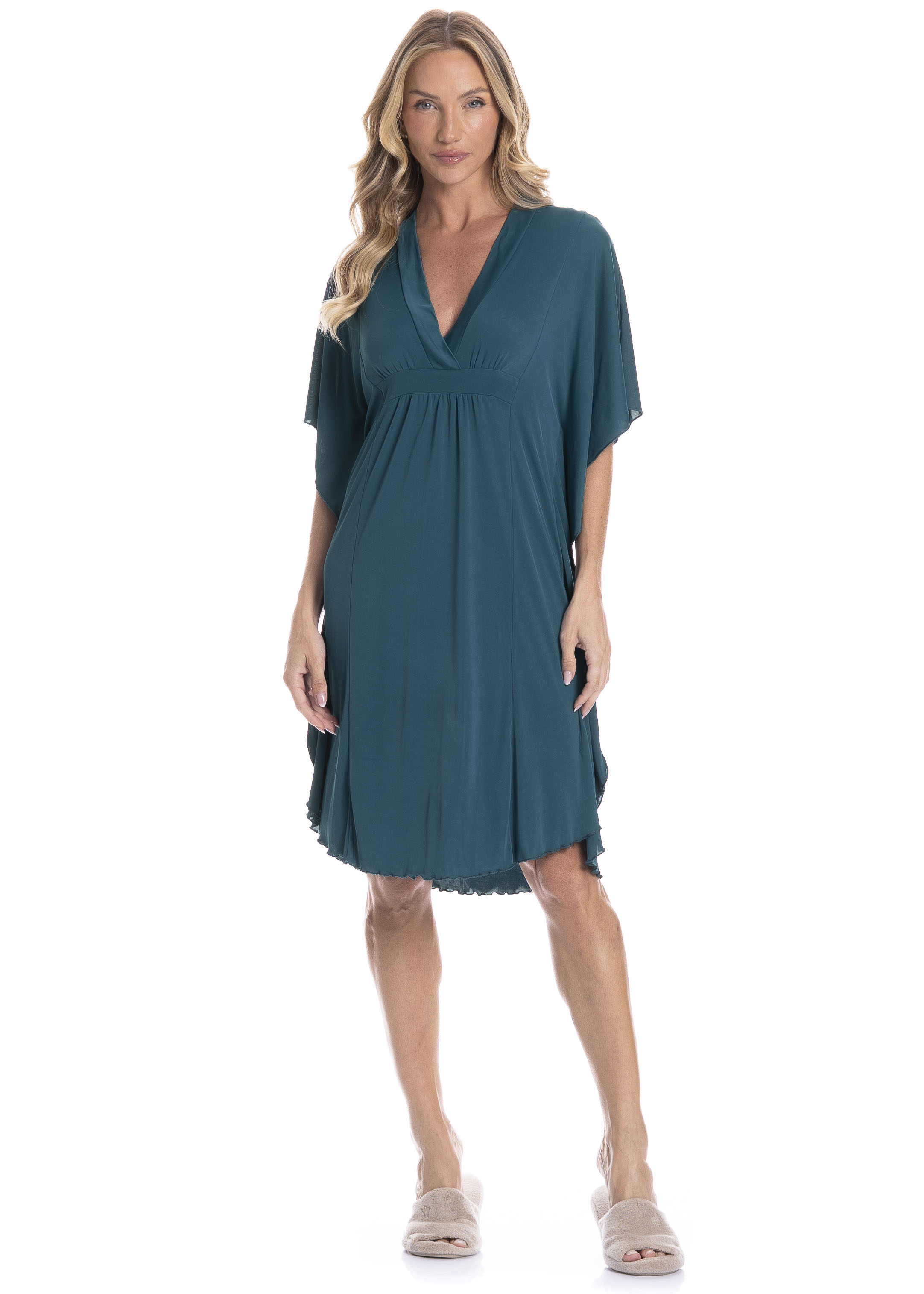 Kaftan Feminino Médio Alana Verde - Imagem 1