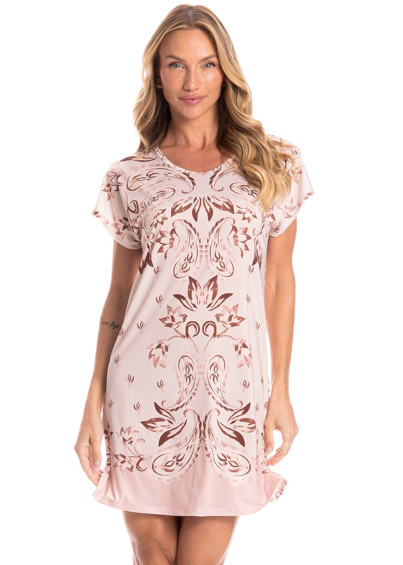 Camisão Feminino Afrodite Rosa-3 - Imagem 1