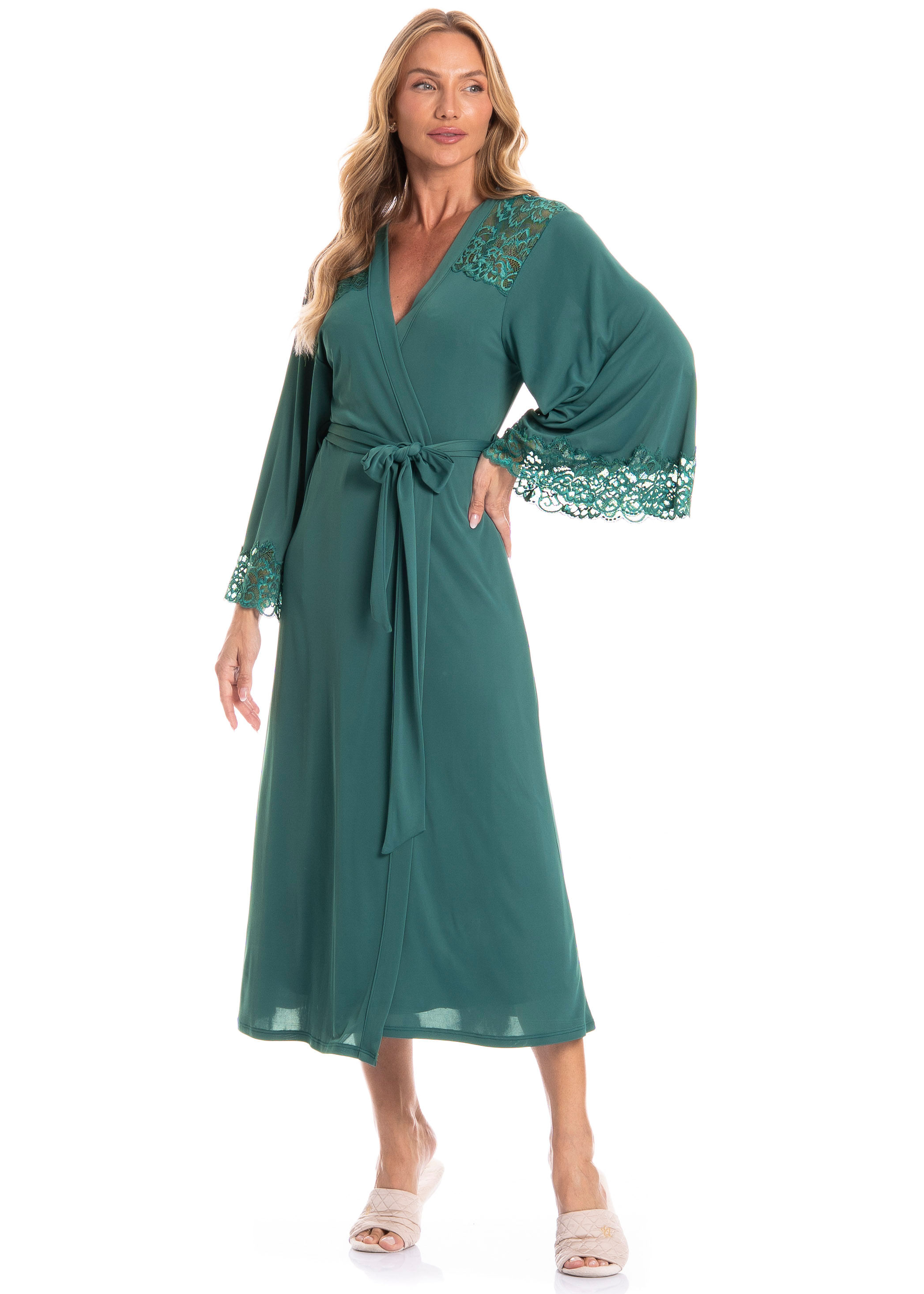Robe Feminino Midi Manu Colors Verde - Imagem 1