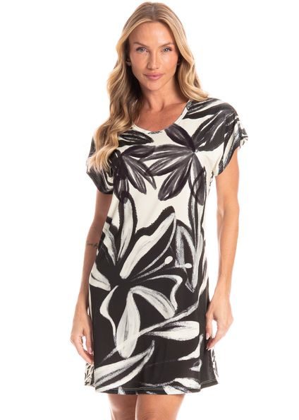 Camisão Feminino Ágatha Preto - Imagem 1