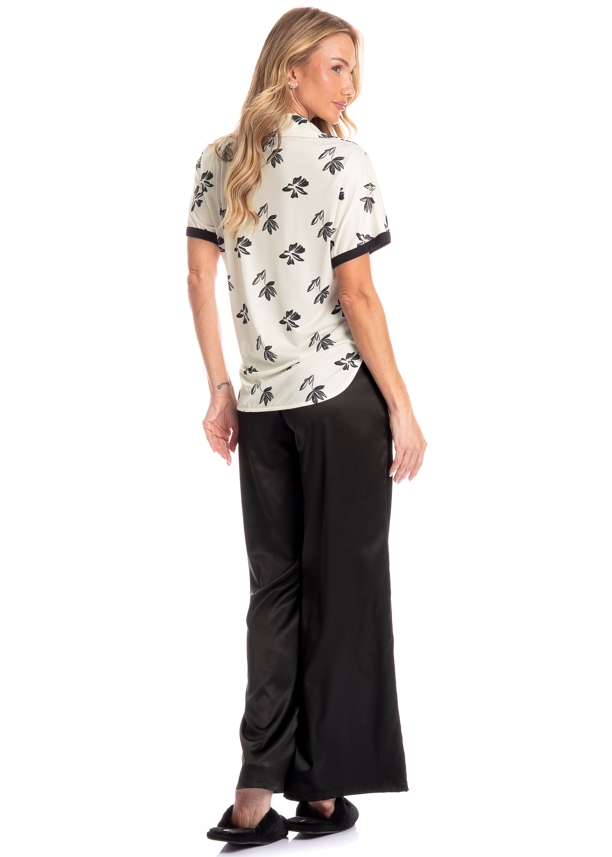 Conjunto Longo Feminino Ágatha Preto - Imagem 2